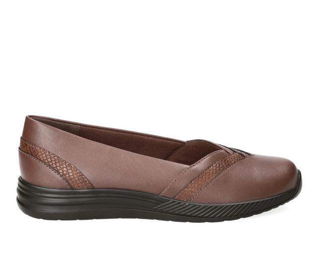 Women's Easy Street Kiera Flats in Tan color