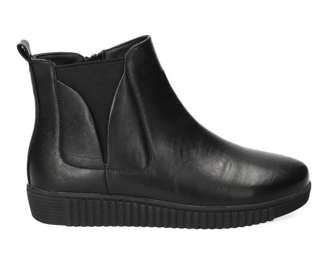 Women's Easy Street Wyatt Booties in Black color