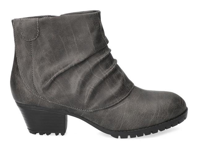 Women's Easy Street Ambrose Booties in Grey Distressed color