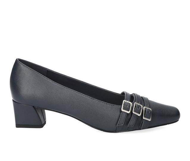 Women's Easy Street Enya Shoes in Navy color