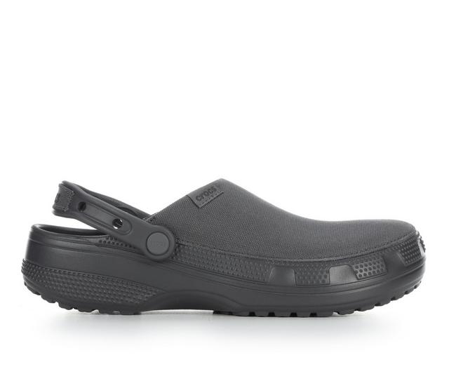 Adults' Crocs Classic Crafted Clog in Black Sand color