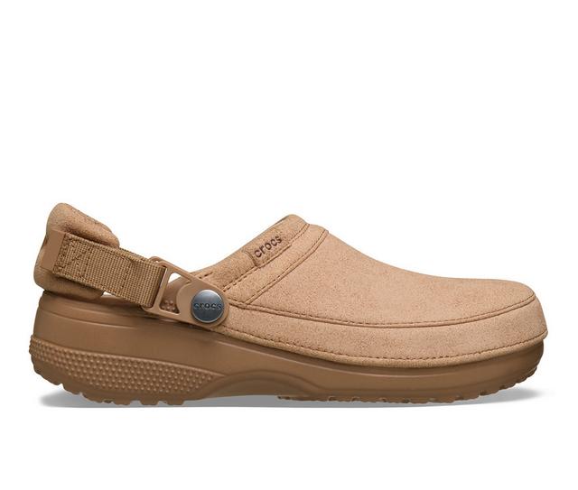 Adults' Crocs Classic Crafted Clog in Milk Chocolate color
