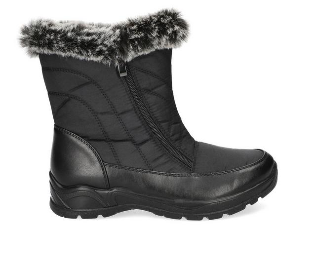 Women's Easy Street Portland Winter Boots in Black color