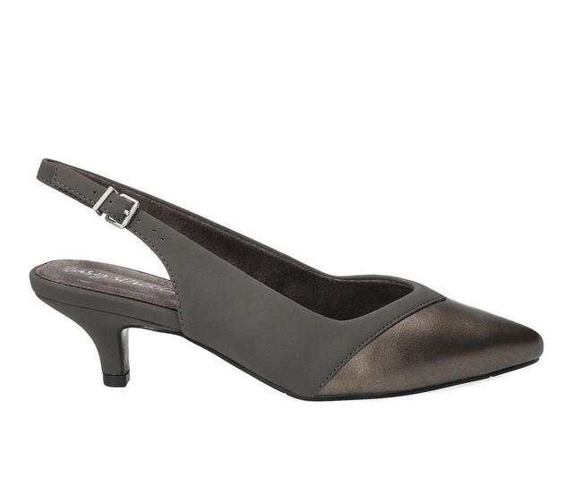 Women's Easy Street Vivid Dress Sandals in Pewter Lamy color