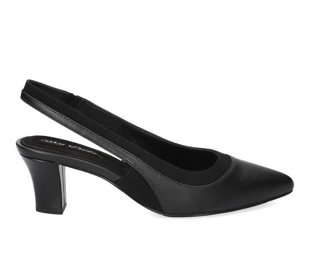 Women's Easy Street Dessa Dress Sandals in Black color