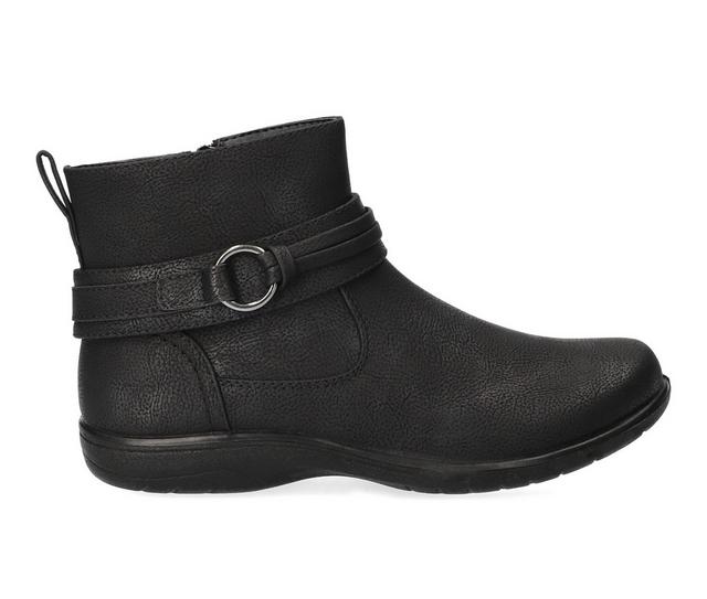 Women's Easy Street Exeter Booties in Black Matte color