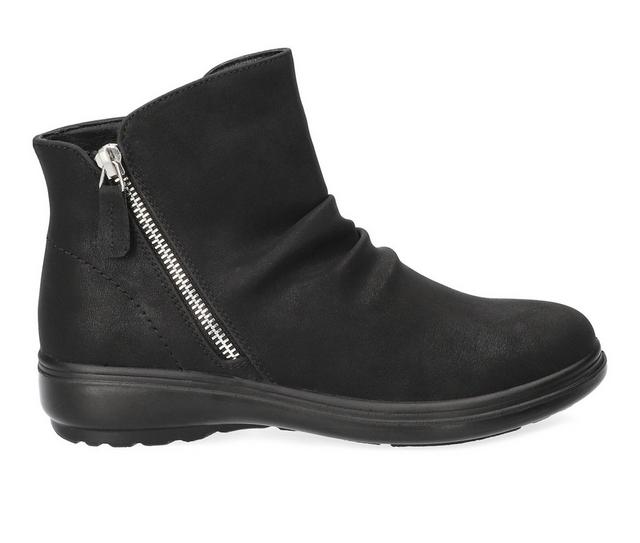 Women's Easy Street Lyra Booties in Black Matte color