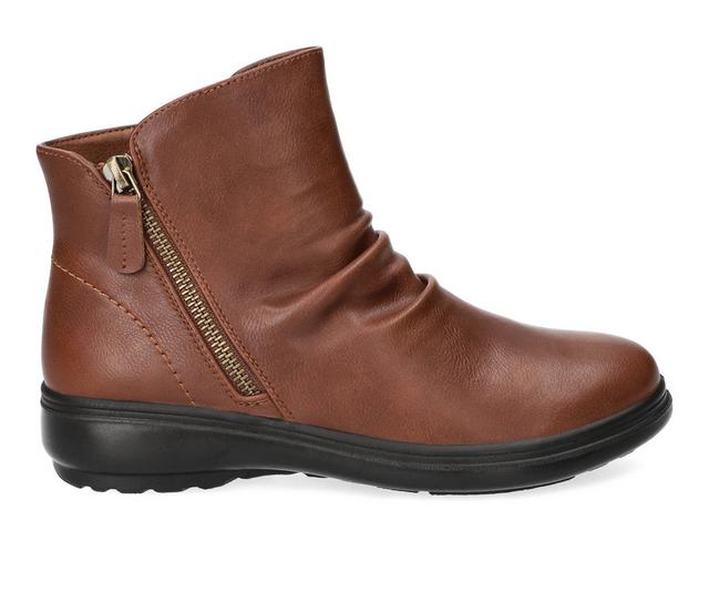 Women's Easy Street Lyra Booties in Tan color