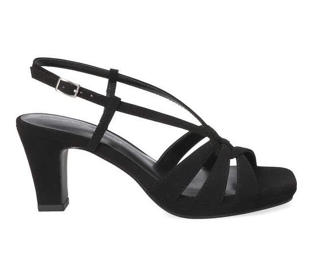 Women's Easy Street Valorie Pumps in Black Lamy color