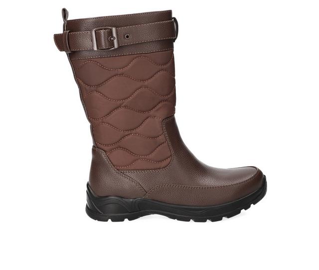 Women's Easy Street Blizzard Winter Boots in Brown color