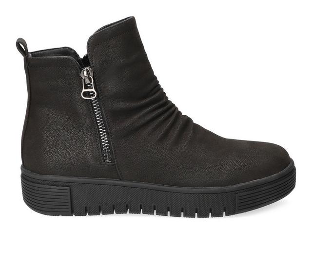 Women's Easy Works by Easy Street Estella Booties in Black color