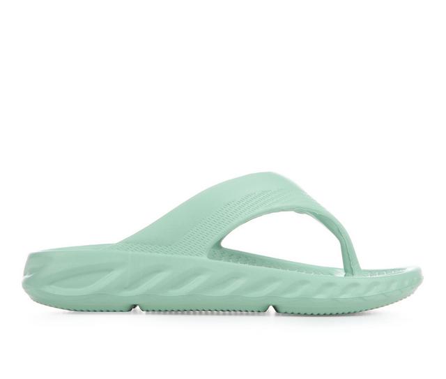 Women's Island Surf Vaper Flip-Flops in Light Green color