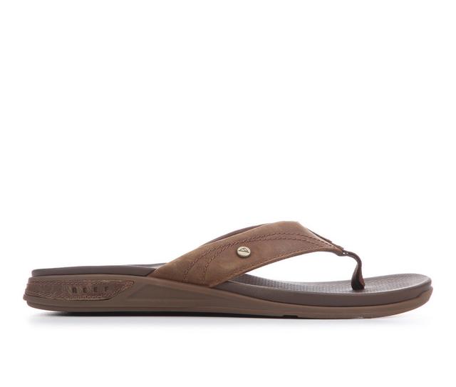 Men's Reef Phantom Lux Flip-Flops in Toffee color