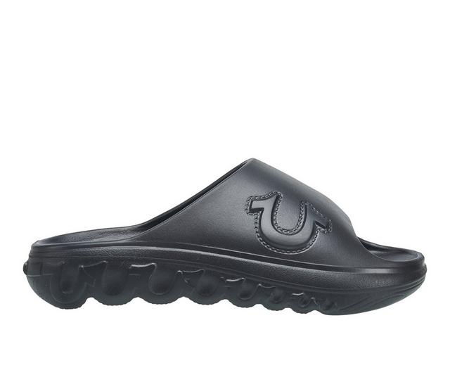 Men's True Religion Tupac Sport Slides in Black color