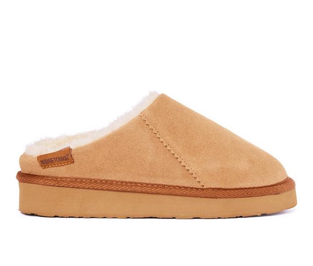 Women's Minnetonka Coze Around Clog Clogs in Cinnamon color