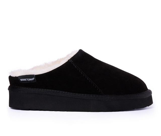 Women's Minnetonka Coze Around Clog Clogs in Black color