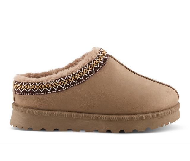 Women's Flexus Alexon Clogs in Taupe color