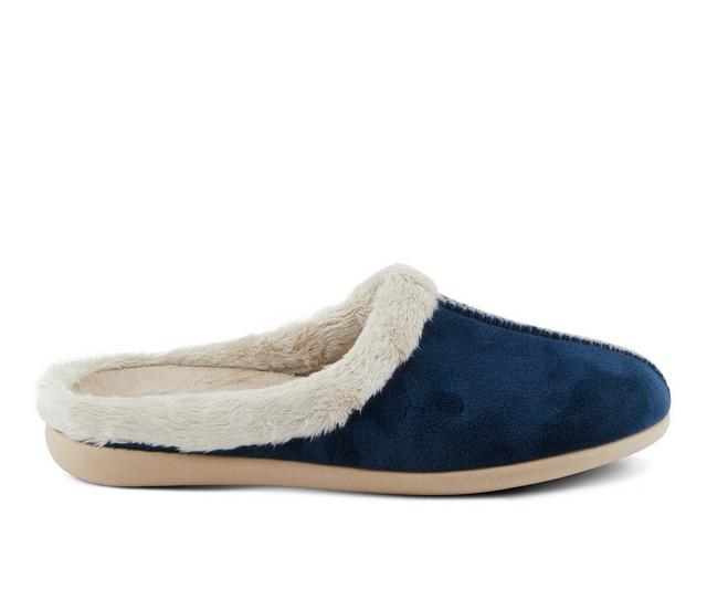 Flexus Aushana Slippers in Navy color