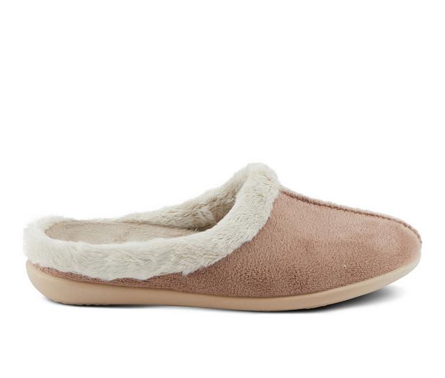 Flexus Aushana Slippers in Tan color