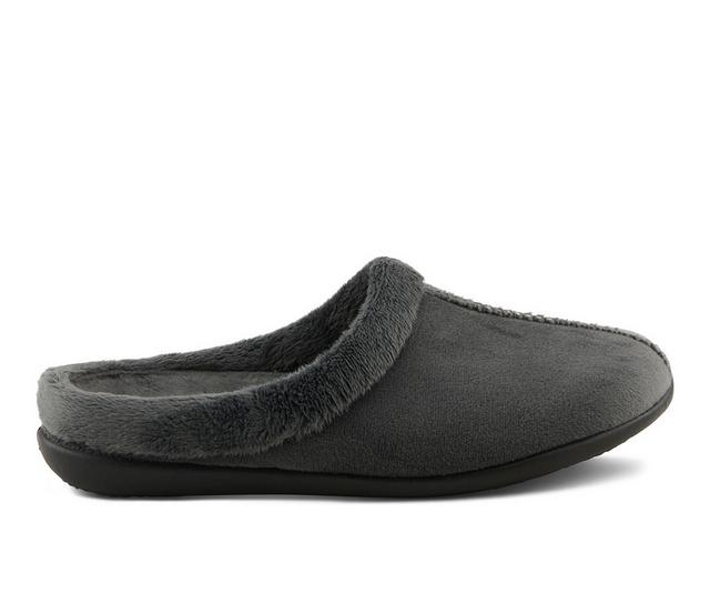Flexus Aushana Slippers in Charcoal color