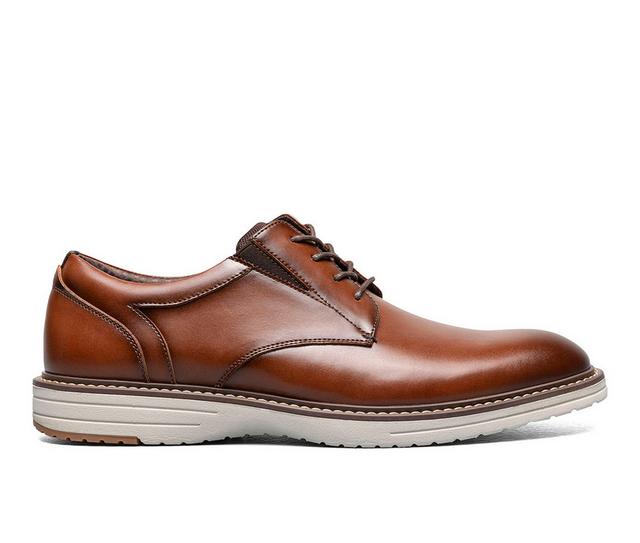 Nunn Bush Gates Plain Toe Oxford Dress Shoes in Cognac Multi color