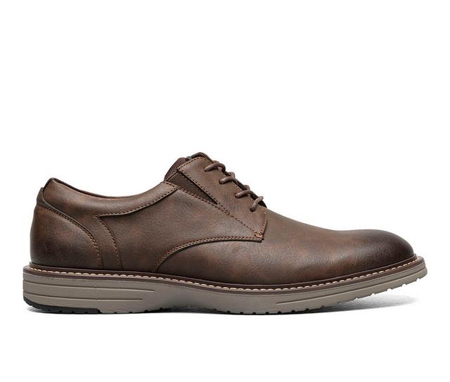 Nunn Bush Gates Plain Toe Oxford Dress Shoes in Brown Multi color