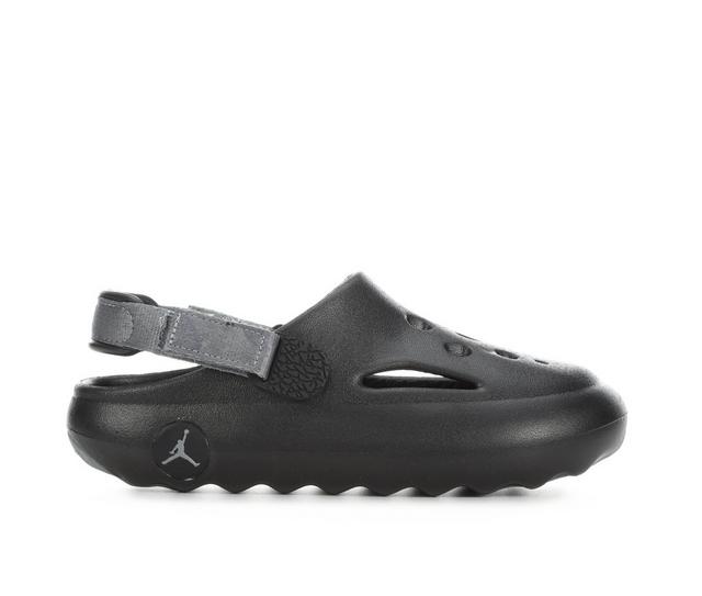 Boys' Jordan Little Kid Hydrip Slide in Black/Smoke Gry color