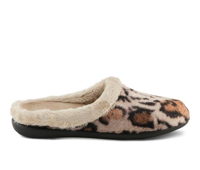 Flexus Fairsky Slippers in Leopard Print color