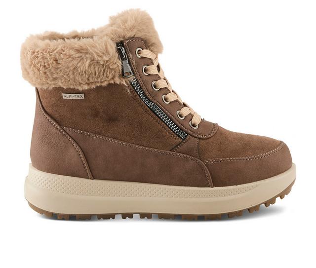 Women's Flexus Burrell Booties in Light Brown color