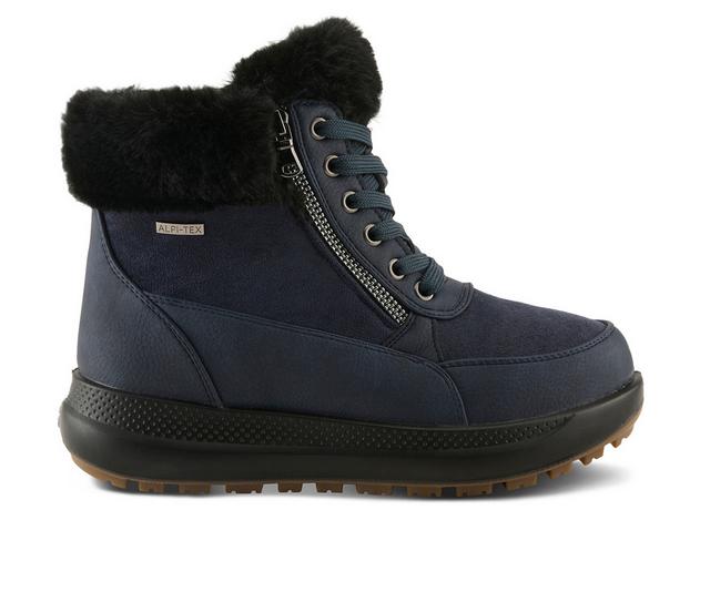 Women's Flexus Burrell Booties in Navy color