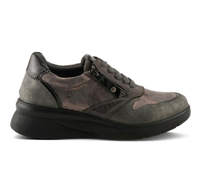 Women's Flexus Wyclef Sneakers in Pewter color