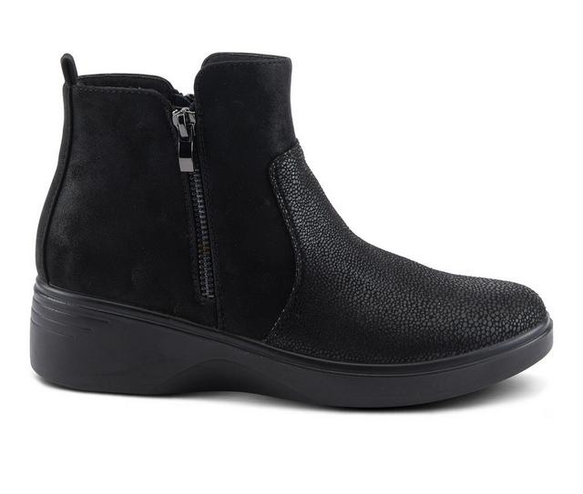 Women's Flexus Yancey Booties in Black color