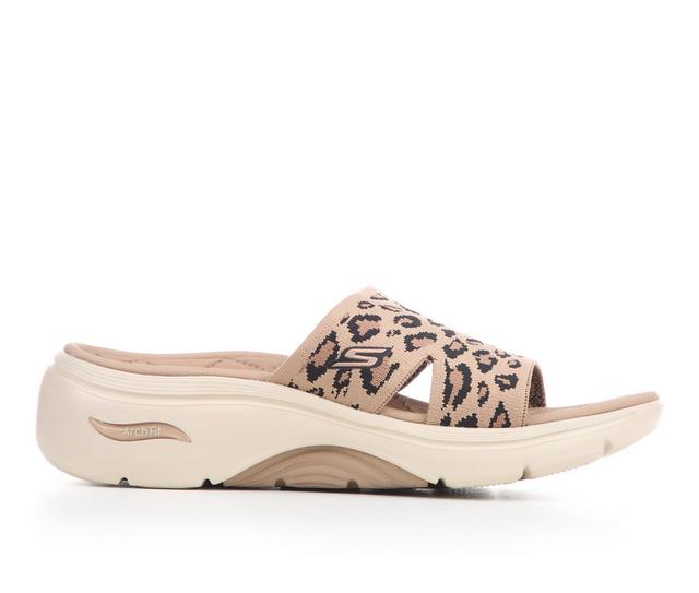 Women's Skechers Go Go Walk Arch Fit 2.0 140834 in Leopard color