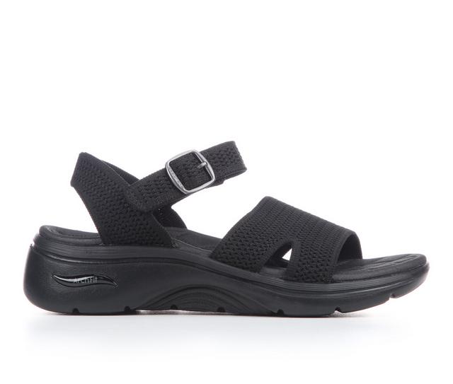 Women's Skechers Go Go Walk Arch Fit 2.0 140840 Sports Sandals in Black color