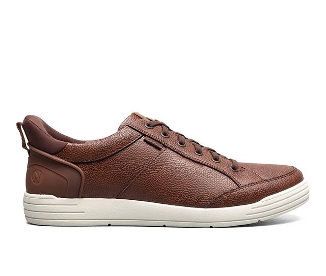 Nunn Bush Kore City Walk EZ Moc Toe Casual Shoes in Brandy Multi color