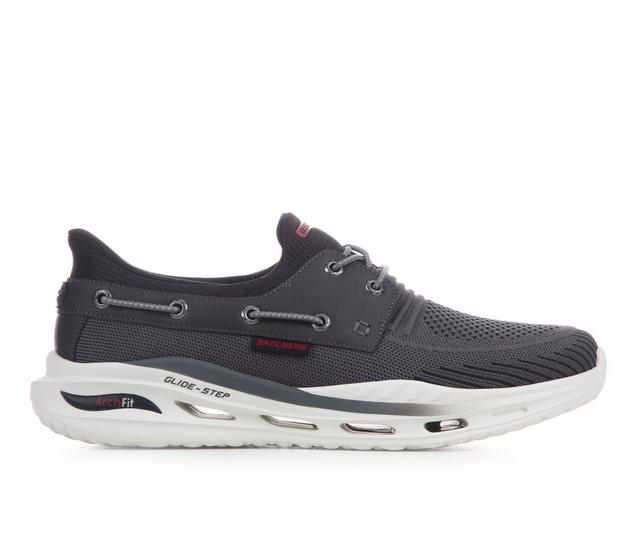 Men's Skechers 211321 Orvan-Starport Casual Shoes in Charcoal/Black color
