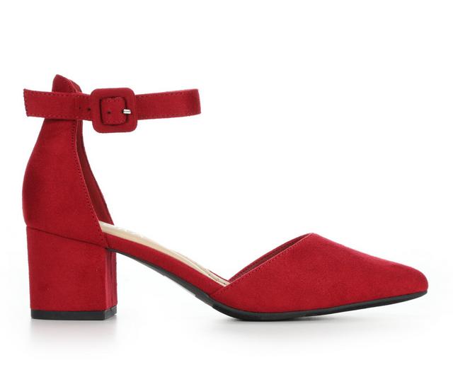 Women's Blue Aura Gino Pumps in Cherry Rd Micro color