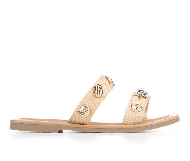 Women's Soda Shell Sandals in Natural color