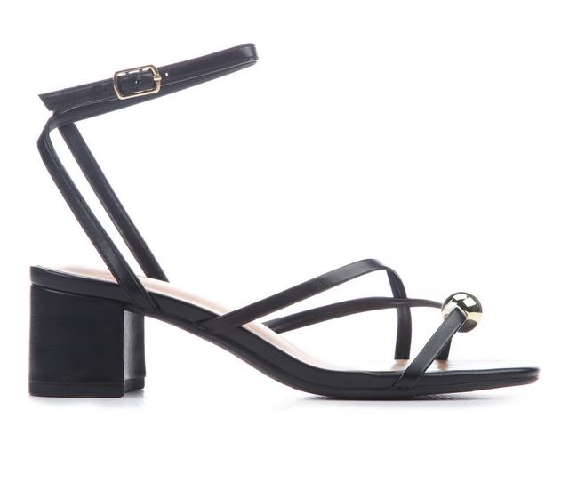 Women's Soda Tuari-s Dress Sandals in Black Destiny color