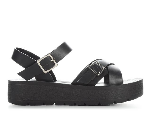 Women's Soda Imgaine-S Wedges in Blk/Blk color