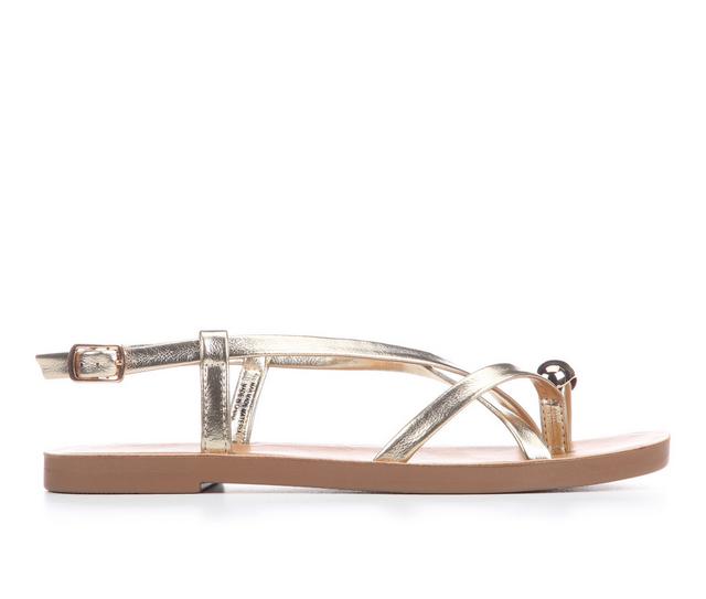 Women's Soda Palila-S Sandals in Gold color