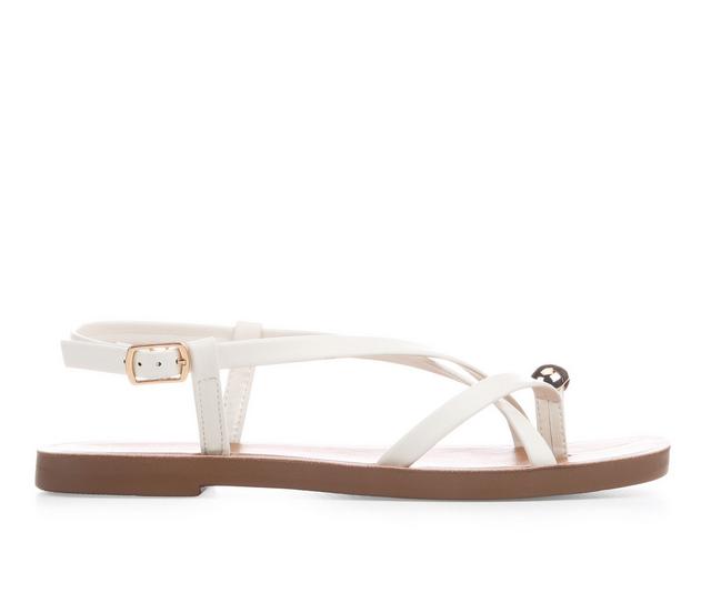 Women's Soda Palila-S Sandals in White color