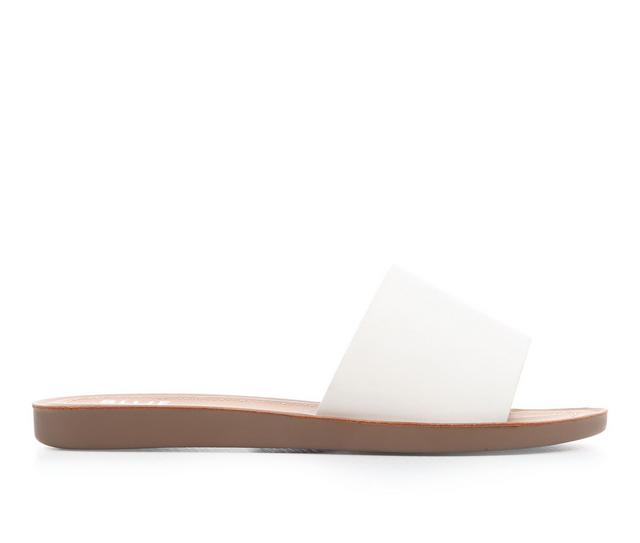 Women's Blue Aura Inline Sandals in White color