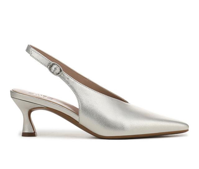 Women's Naturalizer Embry Pumps in Silver Sand color