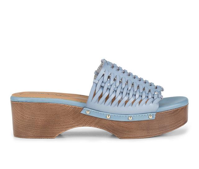 Women's Baretraps Helenna Platform Sandal in Island Blue color