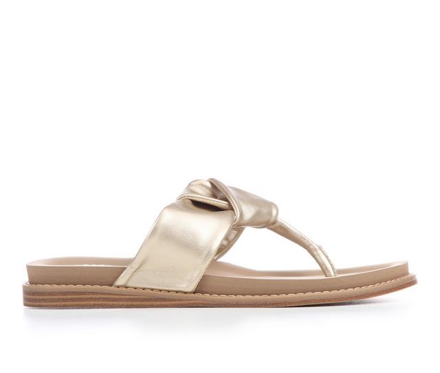 Women's Yellow Box Caine Sandals in Platino color