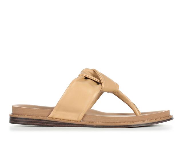 Women's Yellow Box Caine Sandals in Tan color