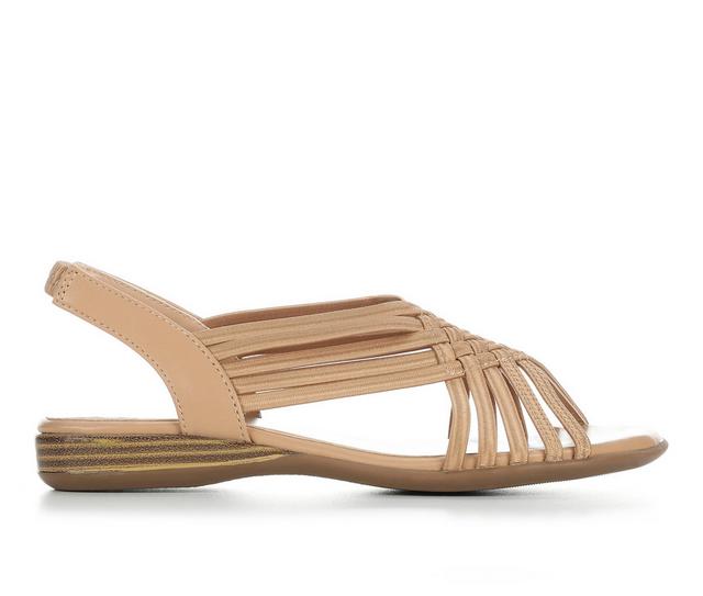 Women's Blue Aura Sonera Sandals in Natural color
