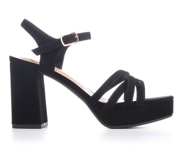 Women's Delicious Loona-S Dress Sandals in Black color