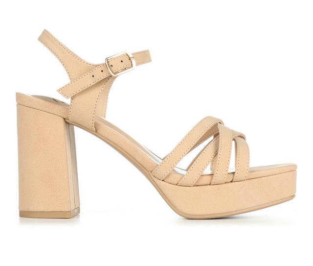 Women's Delicious Loona-S Dress Sandals in Dk Nude Summer color
